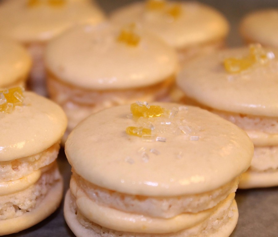 Just Peachy French macarons from Silver Spoon Bakery